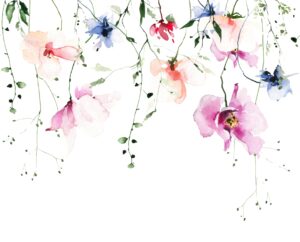 IN063 - Flores acuarela